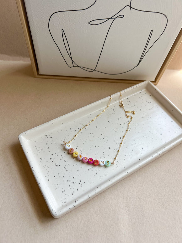 Personalized Bead Necklace