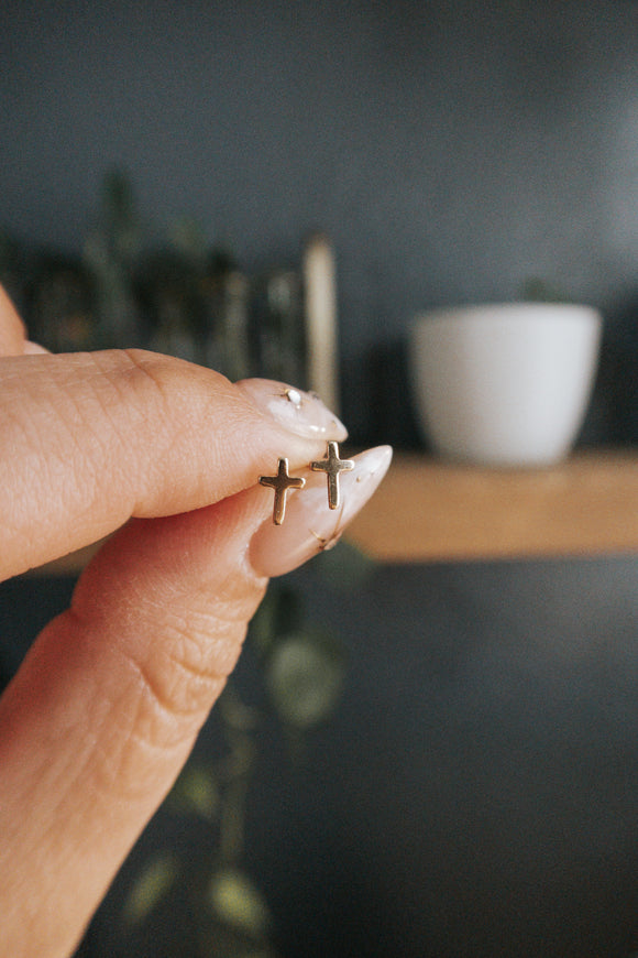 Cross Mini Studs