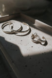 Maui Hoops Large-Silver