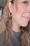 Maui Hoops Large-Gold