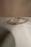 Scalloped Bangle-Gold