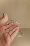 Scalloped Bangle-Silver