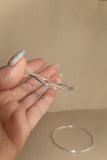 Wave Bangle-Silver