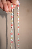 Orange Turquoise Beads