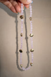 Pink Beads with Shells