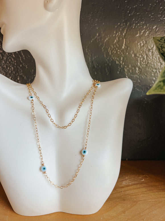 Evil Eye Bead Necklace