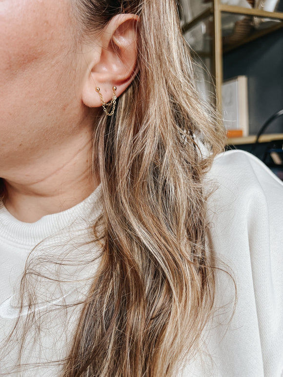 Double Chain Earrings
