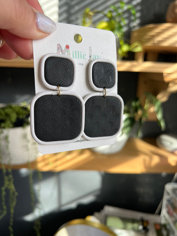 Textured Statement Dangles