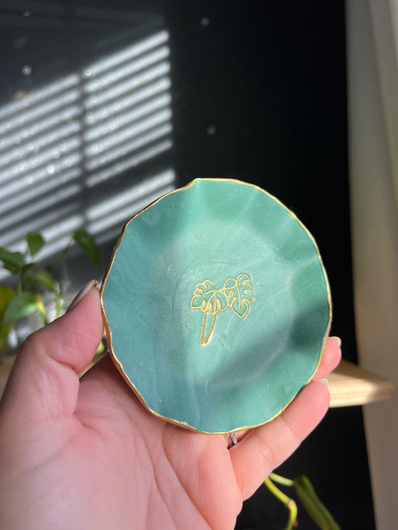 Monstera Trinket dish