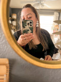 Half Circle Statement Earrings