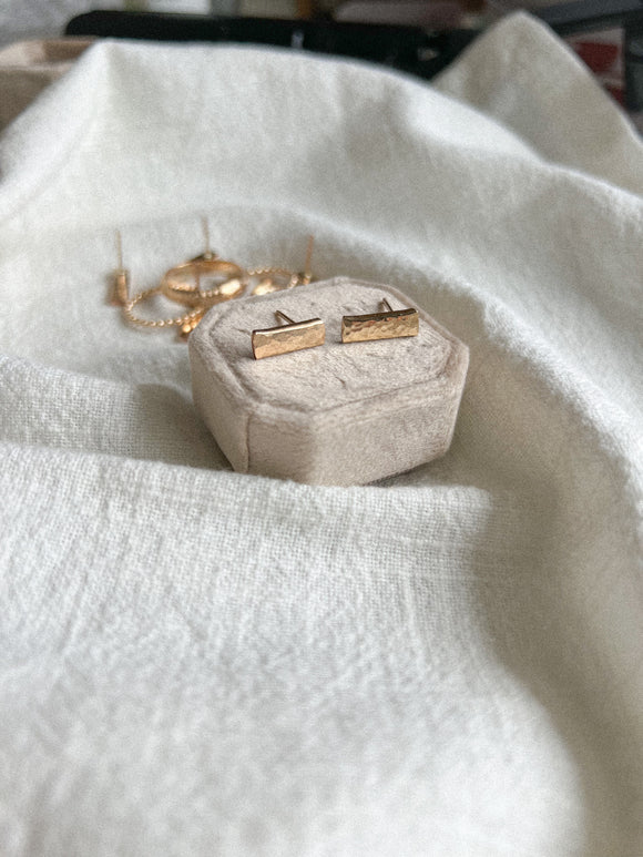 Hammered Studs-Gold